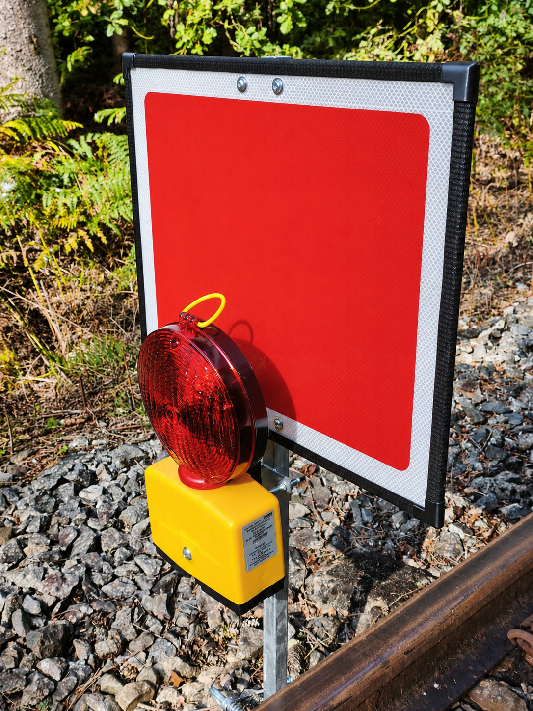 SH2-Signal/Schutzhalt mit Kantenschutz