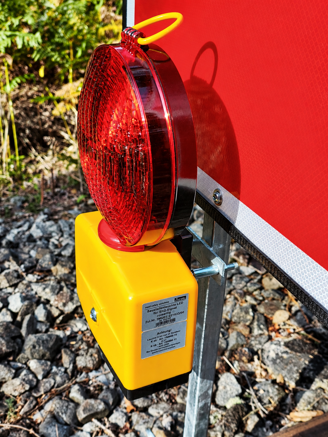 SH2-Signal/Schutzhalt mit Kantenschutz